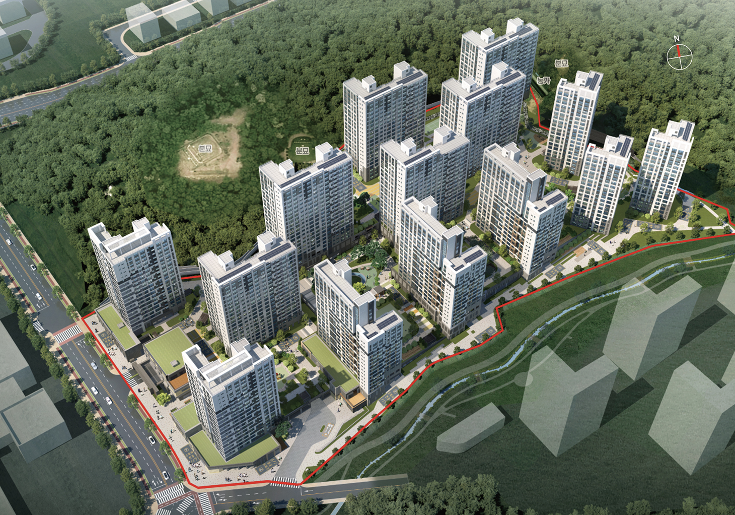 성남판교대장 신혼희망타운 조감도