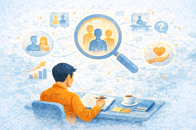 타깃 독자를 설정하는 방법 관련 이미지