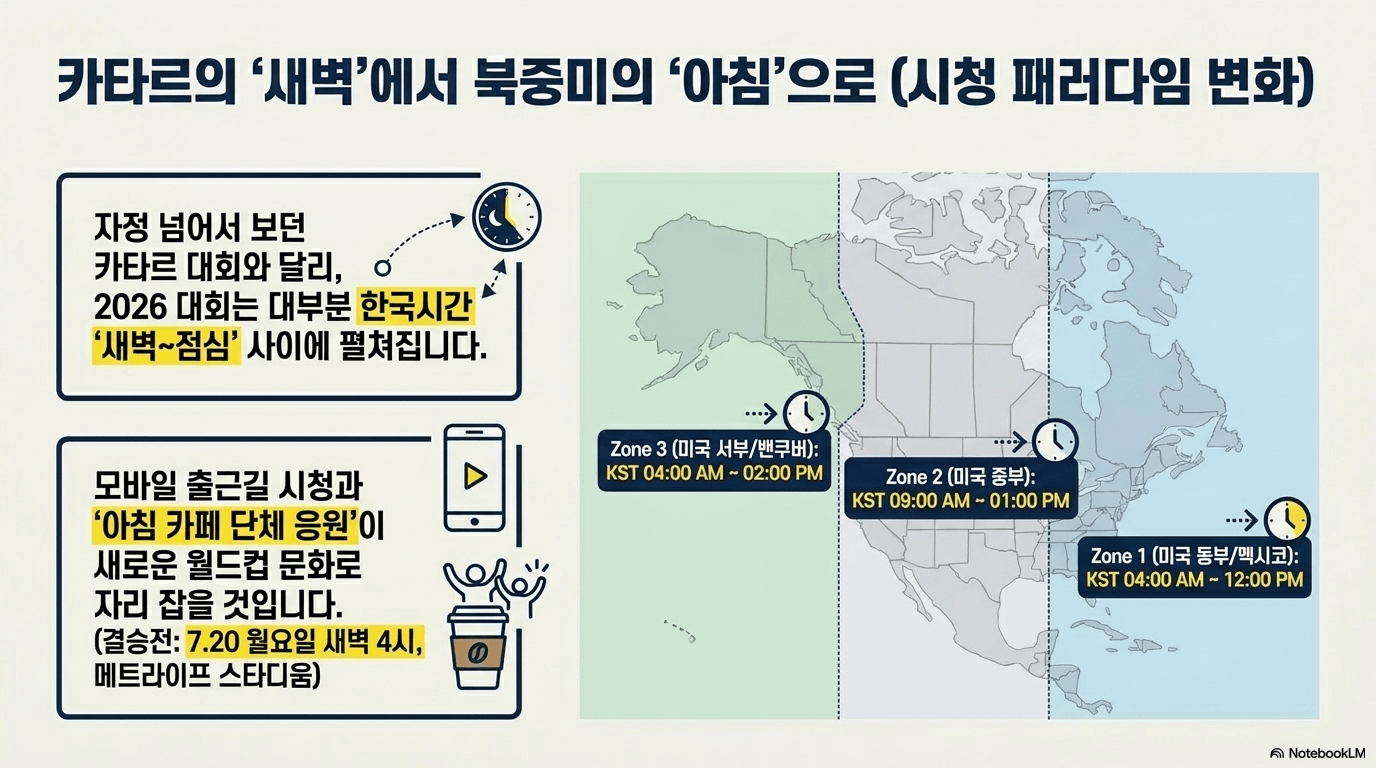 북중미 월드컵 시청 시간