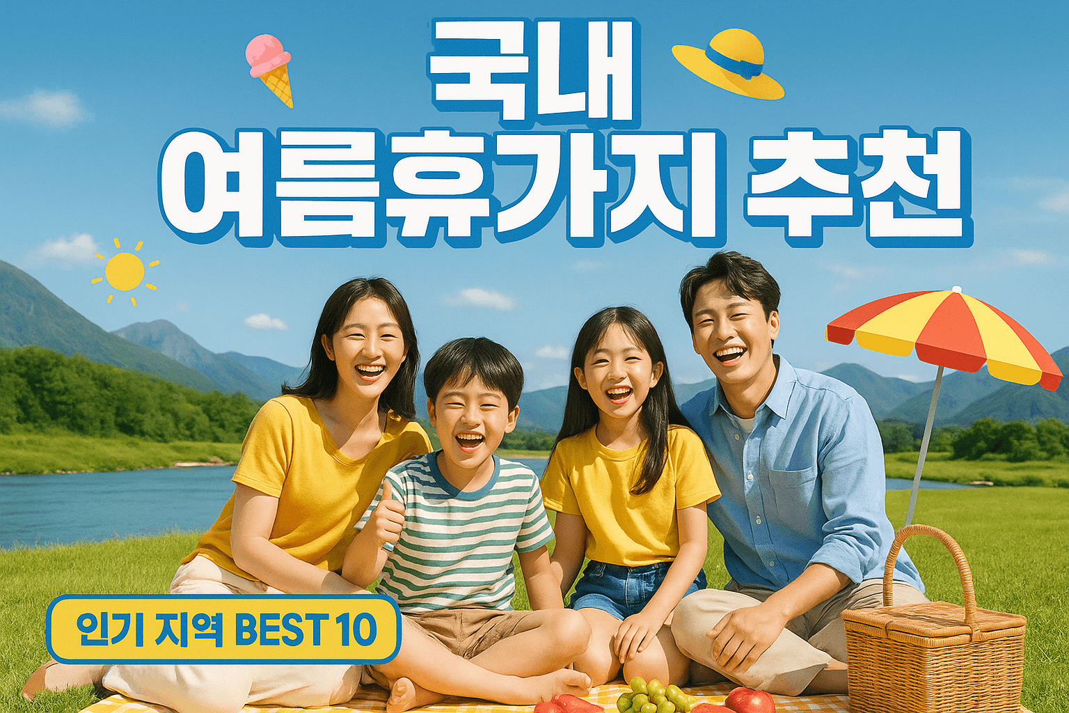 국내 여름휴가지 추천 인기 지역 BEST 10