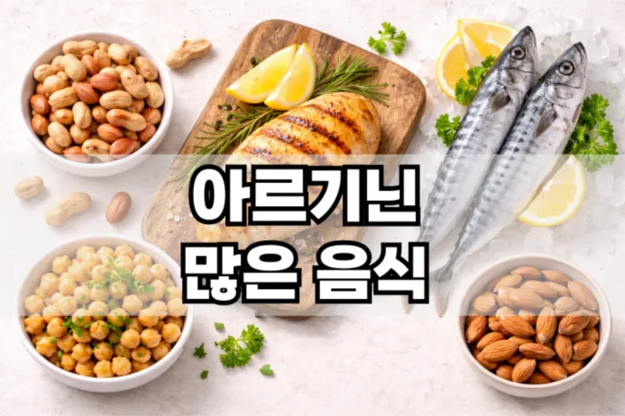 아르기닌 많은 음식