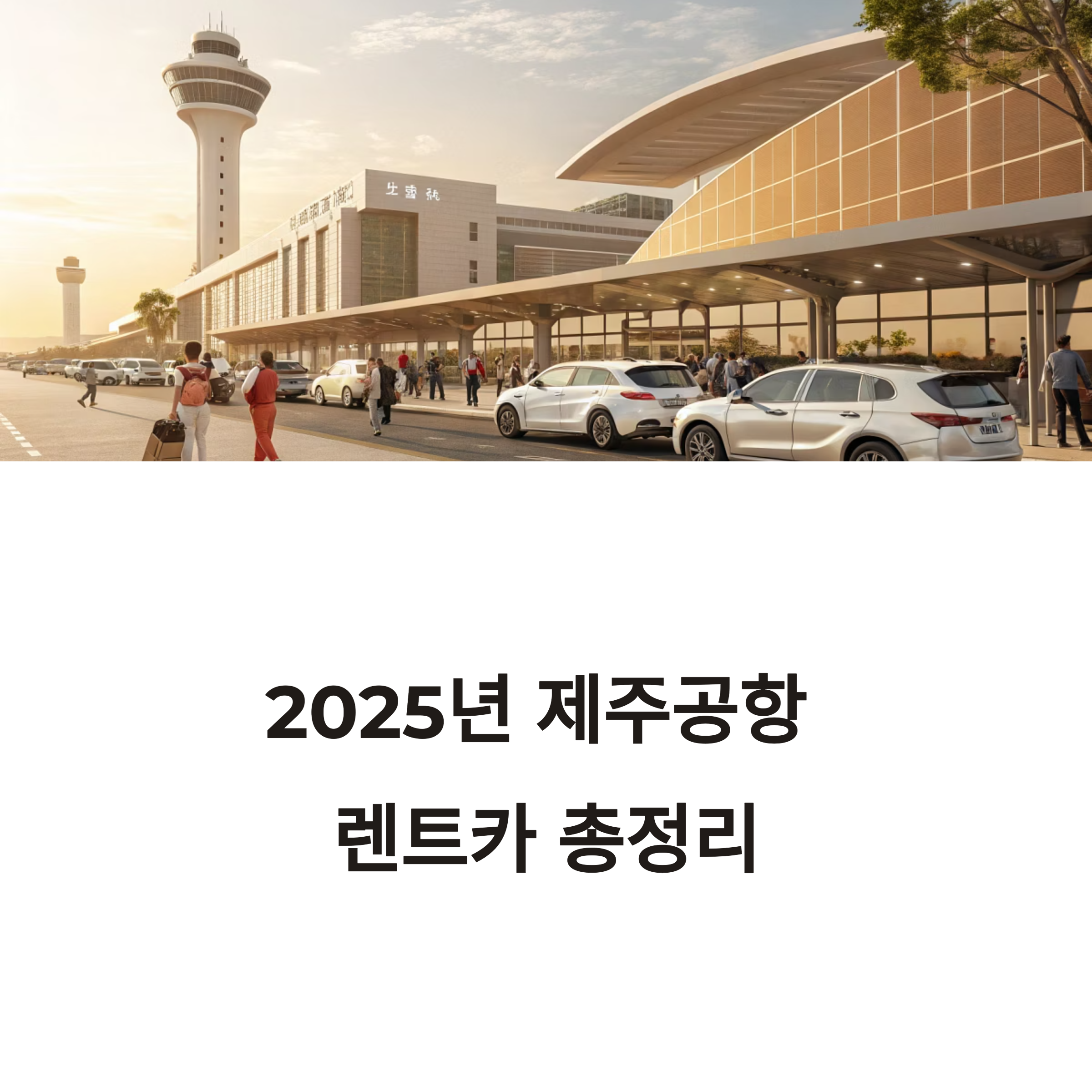 제주공항 근처 렌트카 비교
