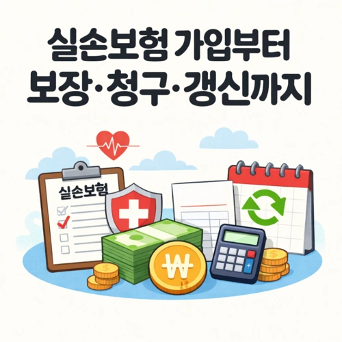 실손보험 가입부터 보장&middot;청구&middot;갱신까지 썸네일