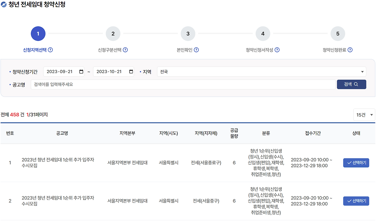 LH 청년전세임대주택 신청방법과 자격조건 확인하고 청약 신청하기