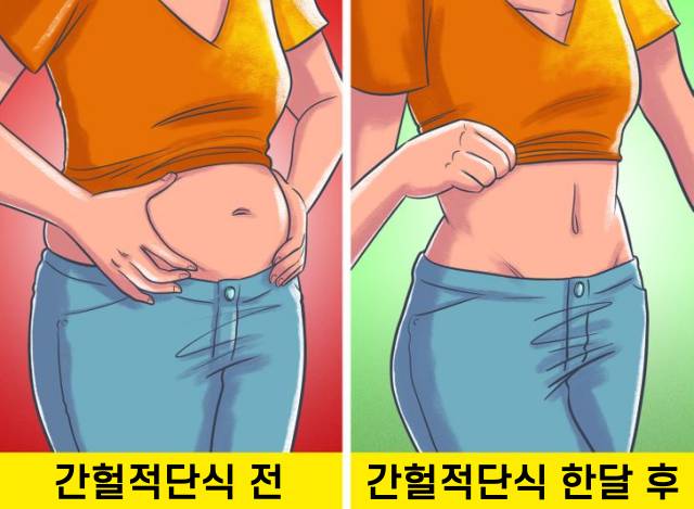 간헐적단식 한달 효과,체중감량 다이어트