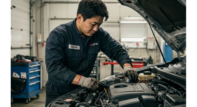 자동차 오일; 엔진 오일 교환