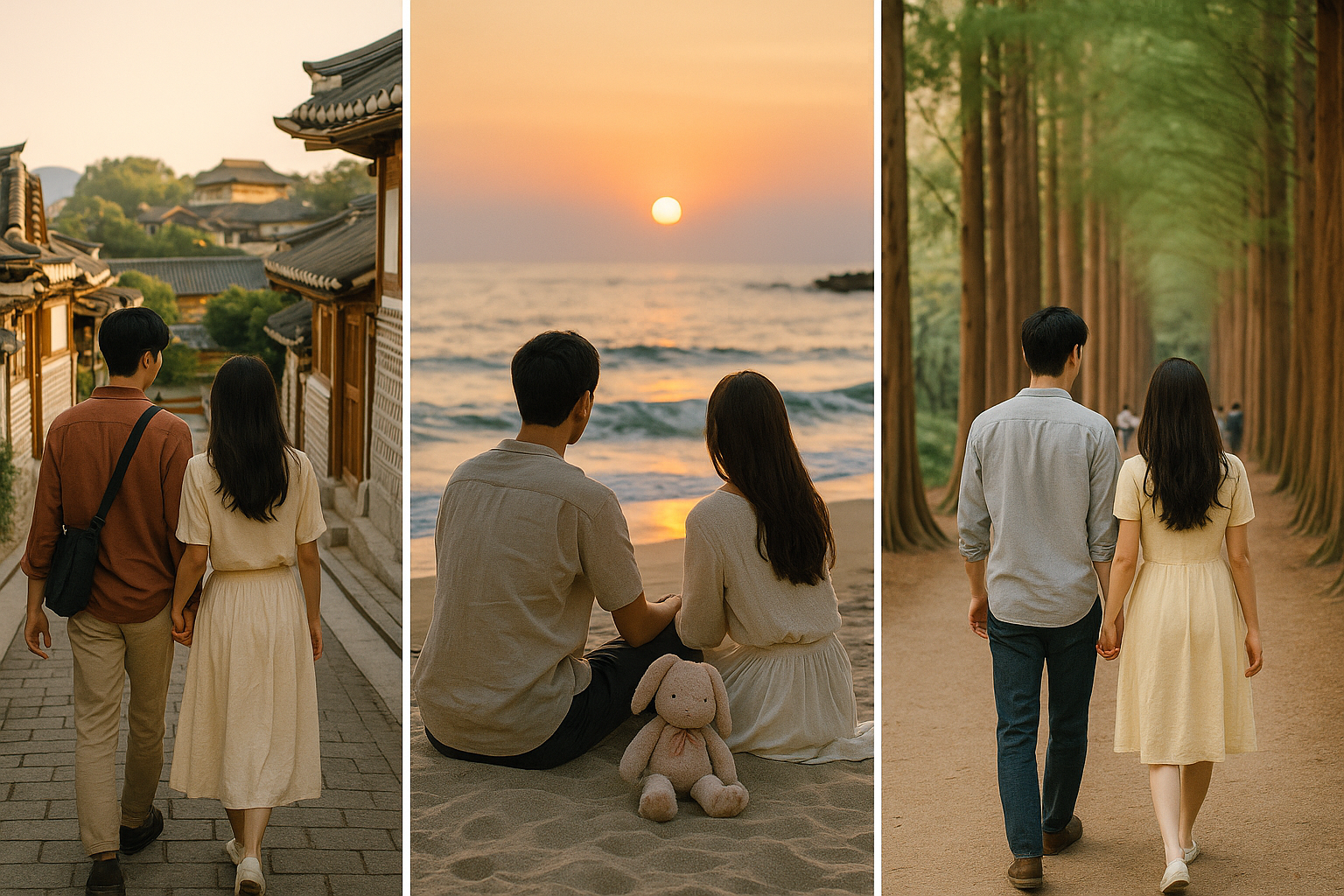 커플여행, 한옥골목, 숲길데이트, 로맨틱코스, 감성여행