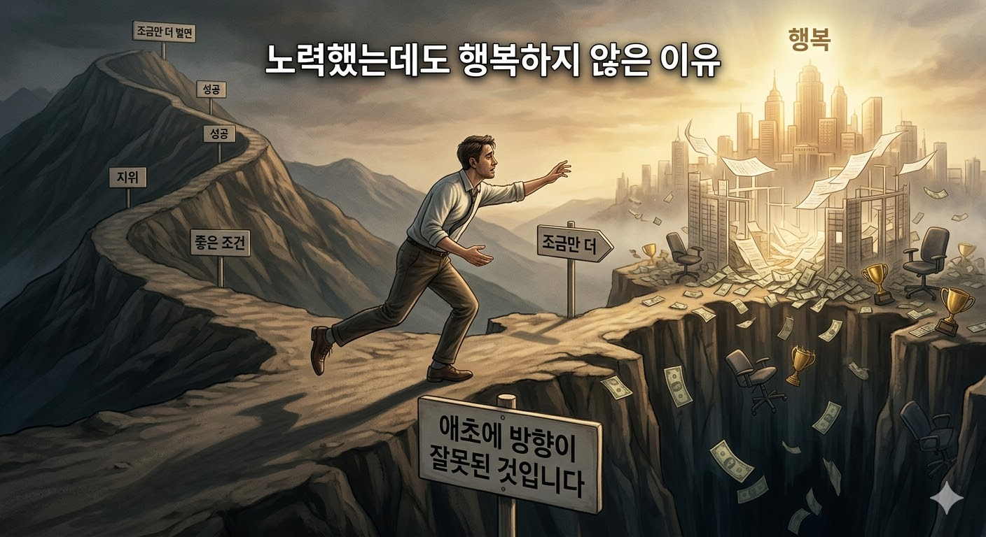노력했는데도 행복하지 않은 이유