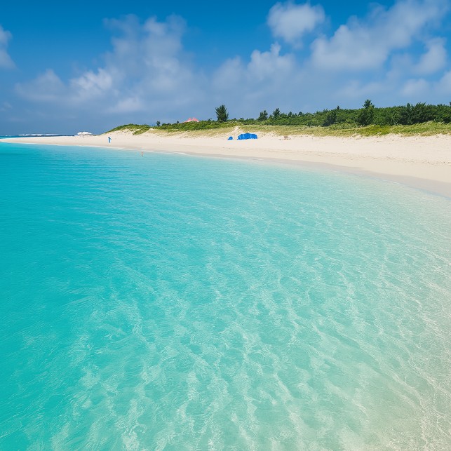 일본 미야코지마 마에하마 해변의 이미지
