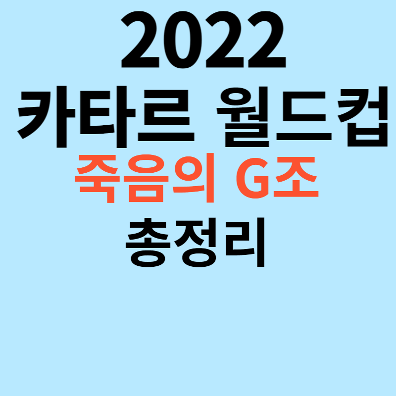2022 카타르 월드컵 G조