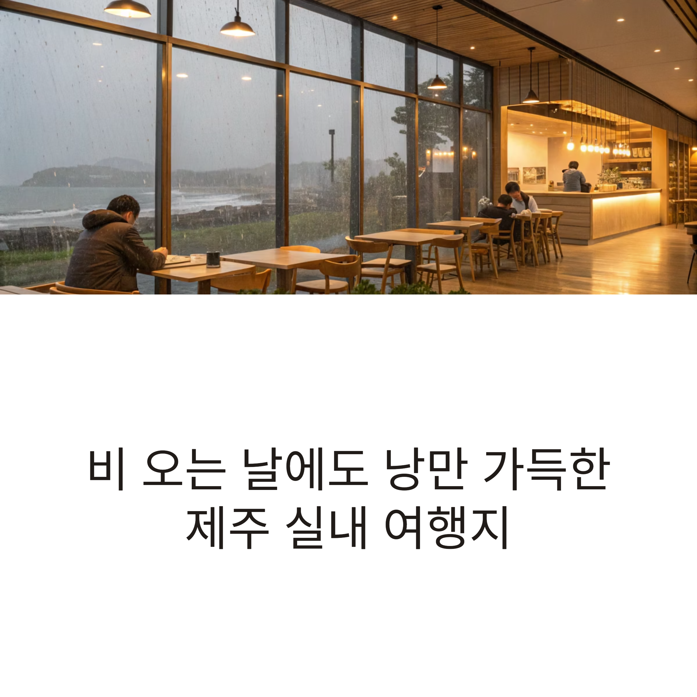 비 오는 날에도 낭만 가득한 제주