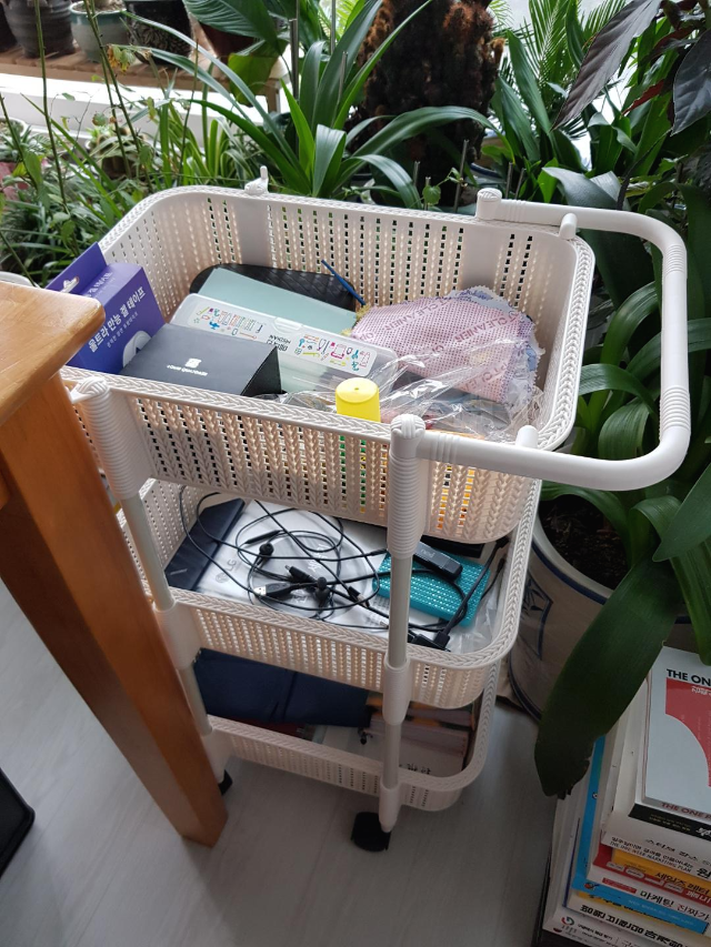 집 정리 정돈 에 필수품으로 추천 : 3단 수납선반 트롤리