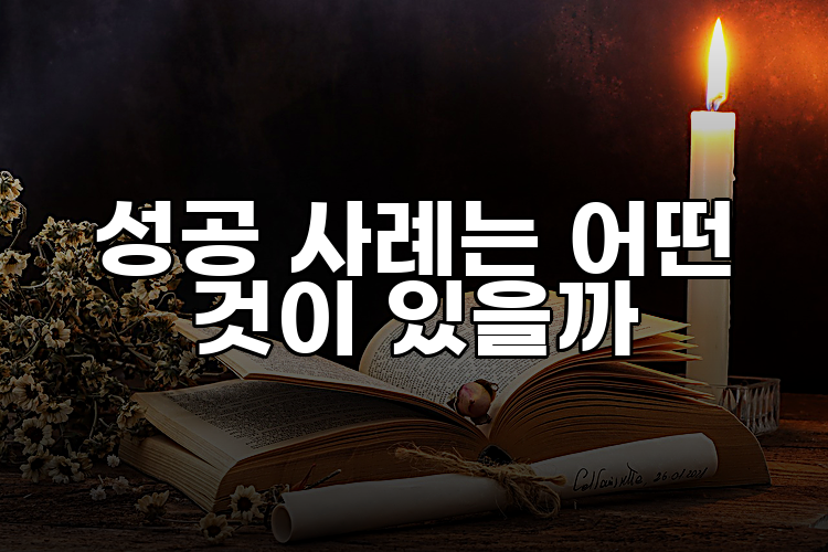 성공 사례는 어떤 것이 있을까