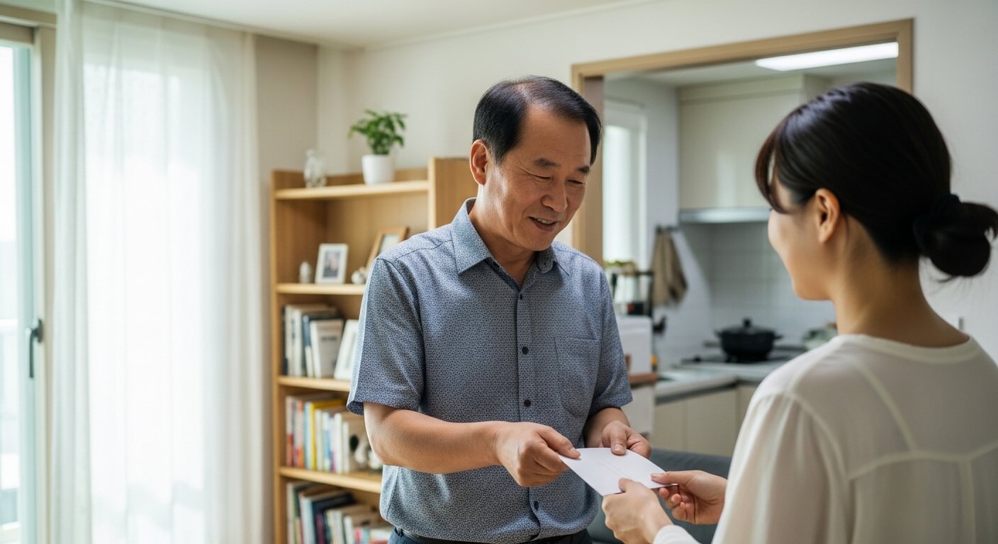 세입자가 집주인에게 장기수선충당금 반환을 받는 상황