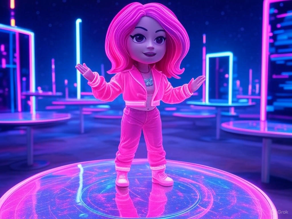 가상 가수 메타버스 이미지