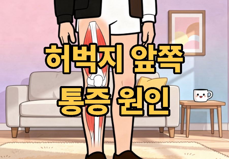 허벅지 앞쪽 통증 원인