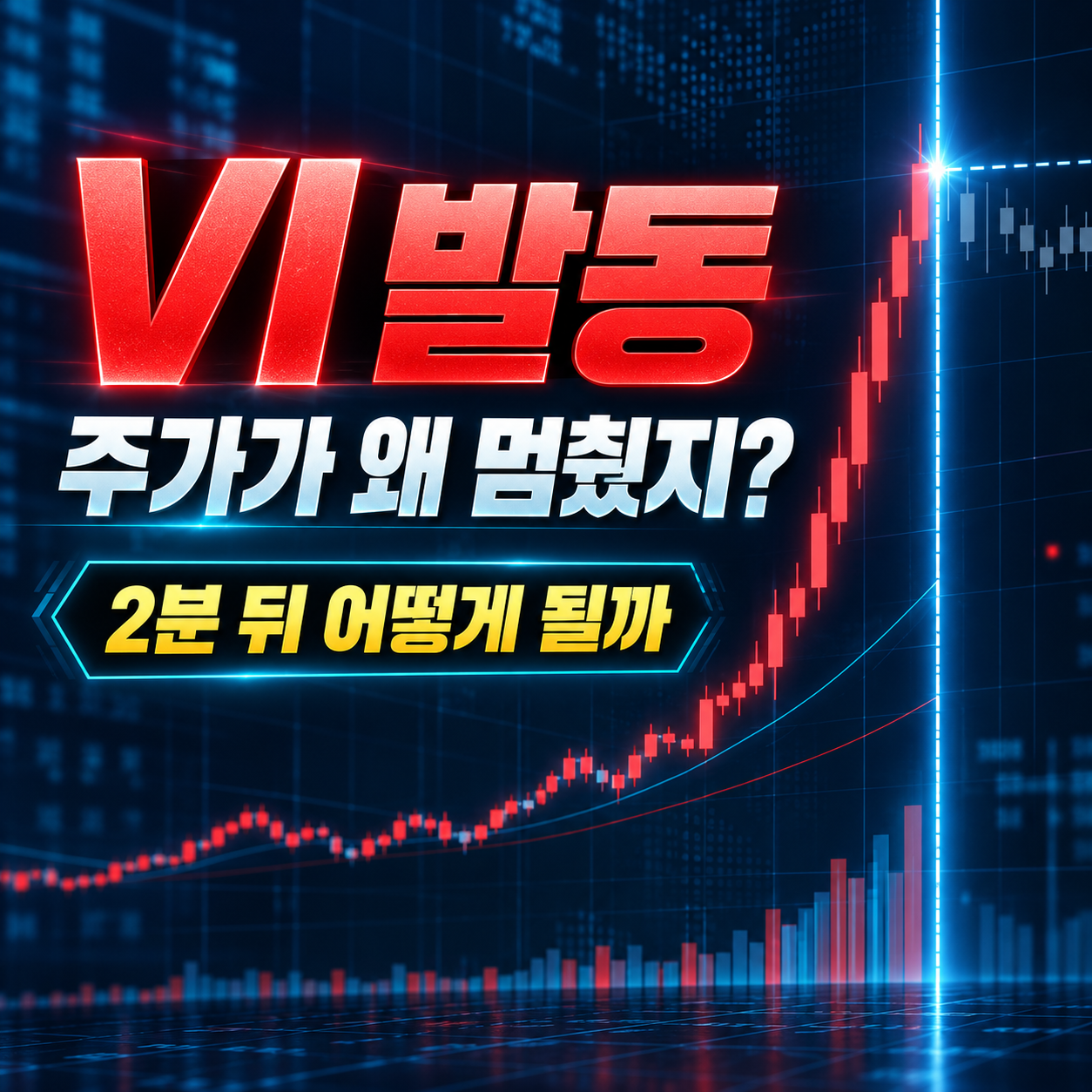 VI 발동 뜻과 주가가 갑자기 멈추는 이유