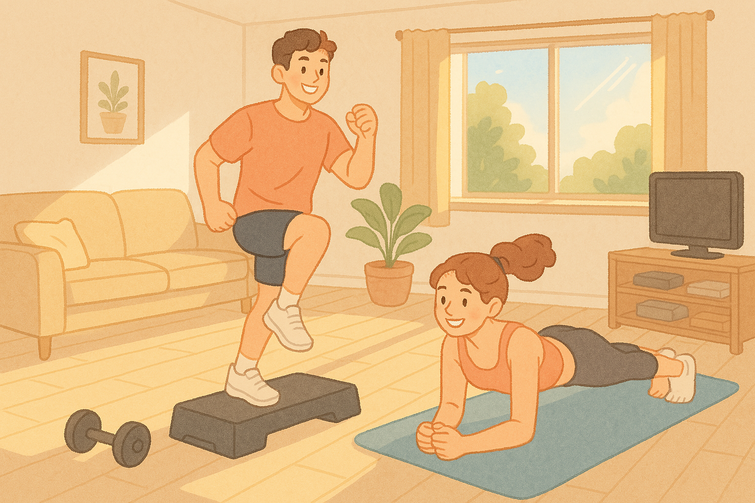 유산소·근력 균형 루틴