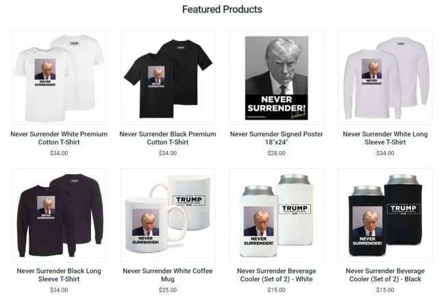 트럼프-머그샷-굿즈