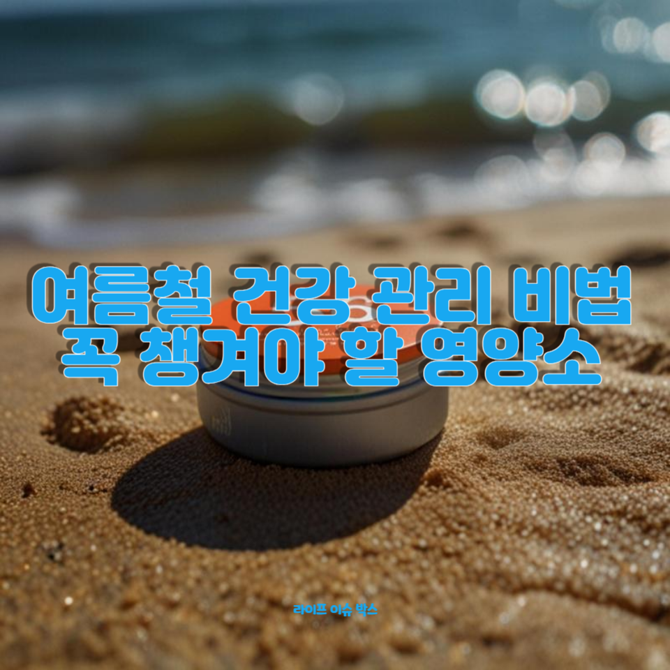 여름철 건강 비결: 꼭 필요한 영양소