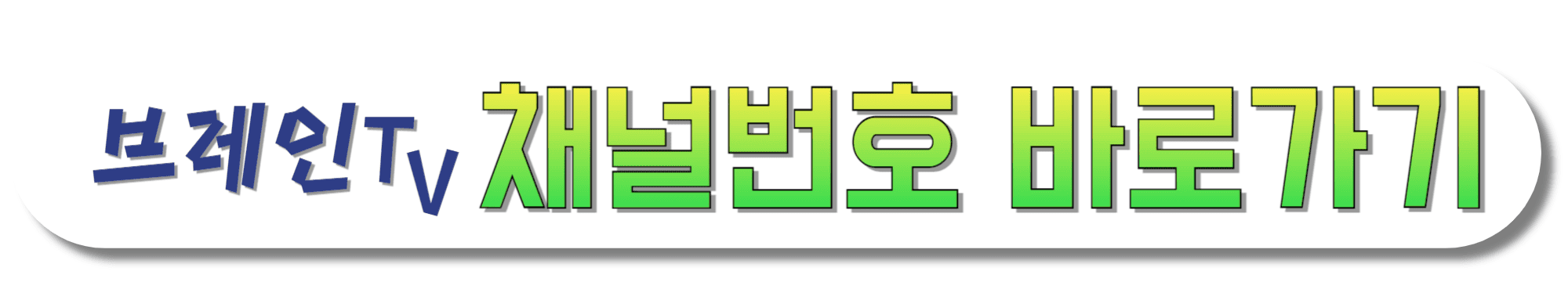 브레인TV-채널번호-바로가기