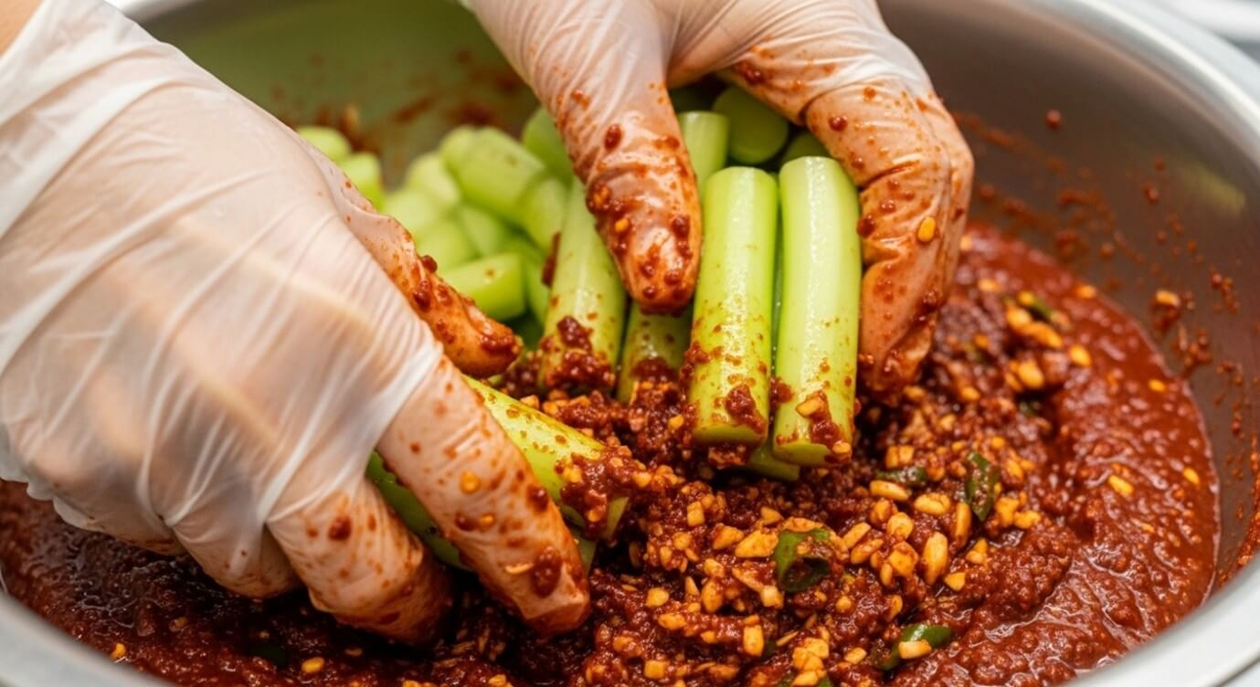 고구마줄기 김치 담그는법