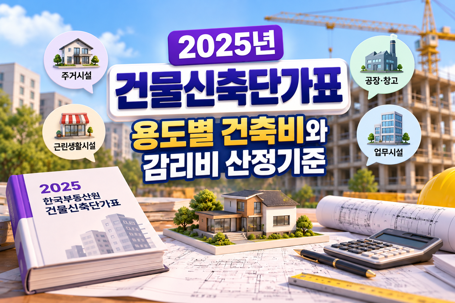 건물신축단다표와 공사비의 관계
