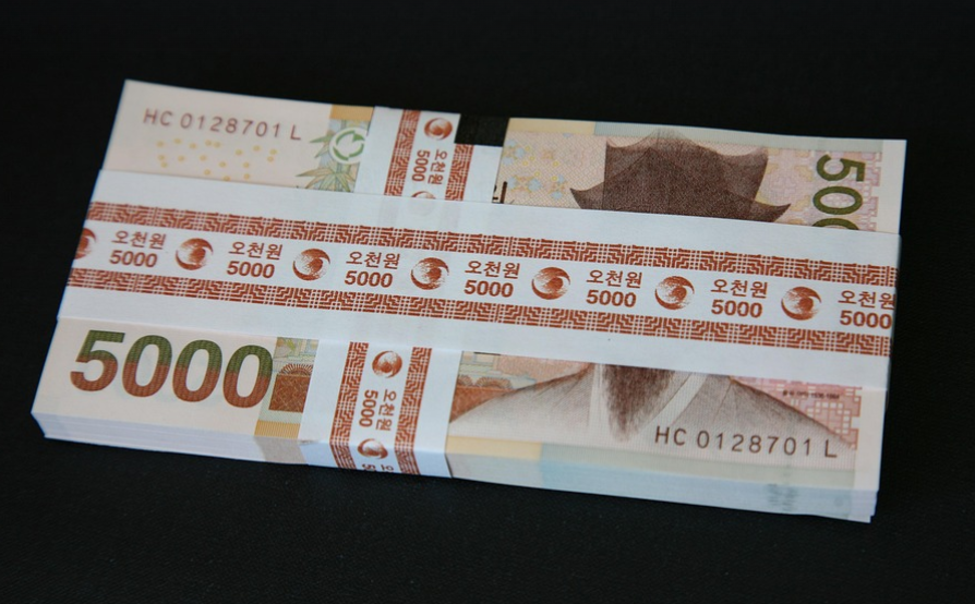 5천원권의 모습