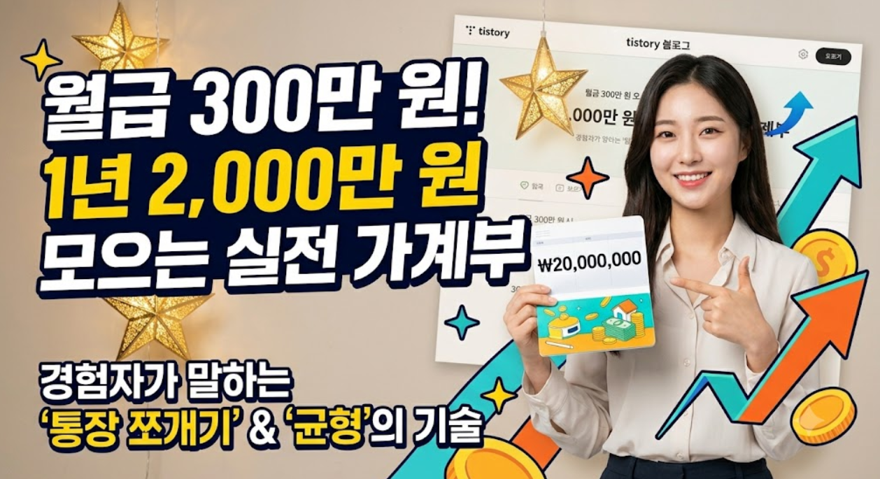 통장 쪼개기, 고정비 다이어트, 선 저축)