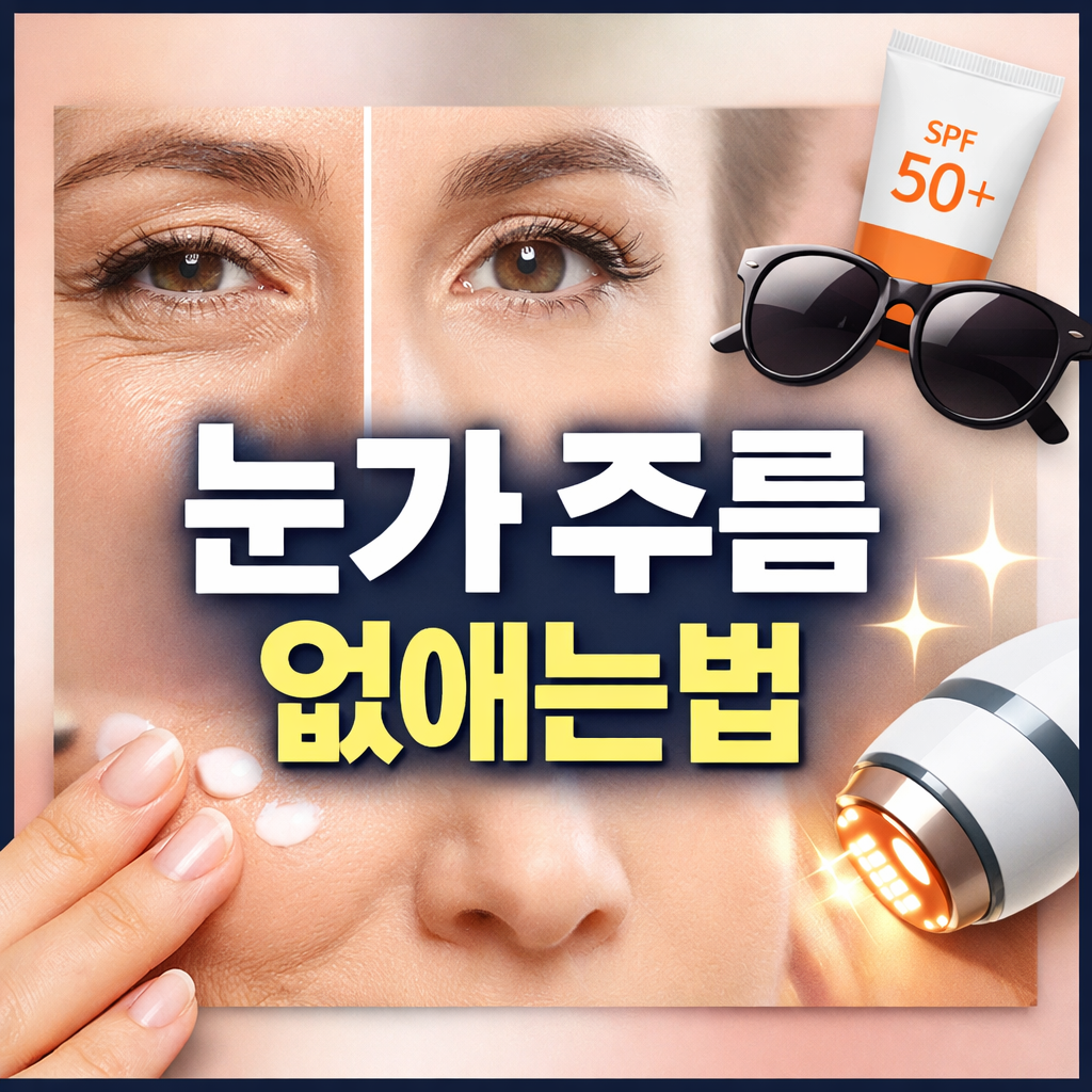 눈가 주름 없애는법
