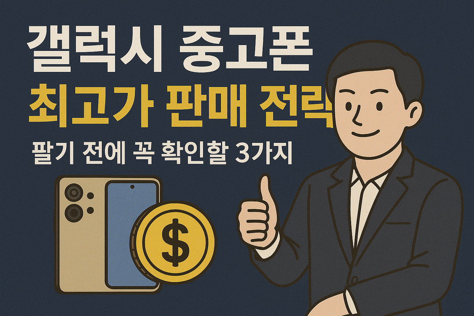 갤럭시 중고폰 최고가 판매 전략 ❘ 팔기 전에 꼭 확인할 3가지