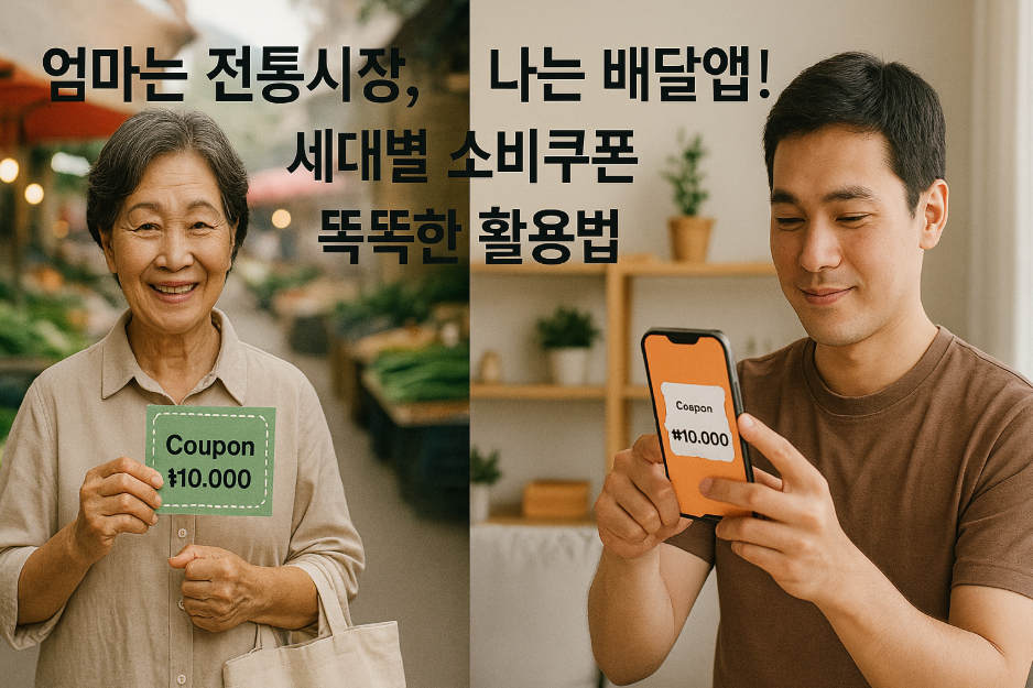 엄마는 전통시장, 나는 배달앱!