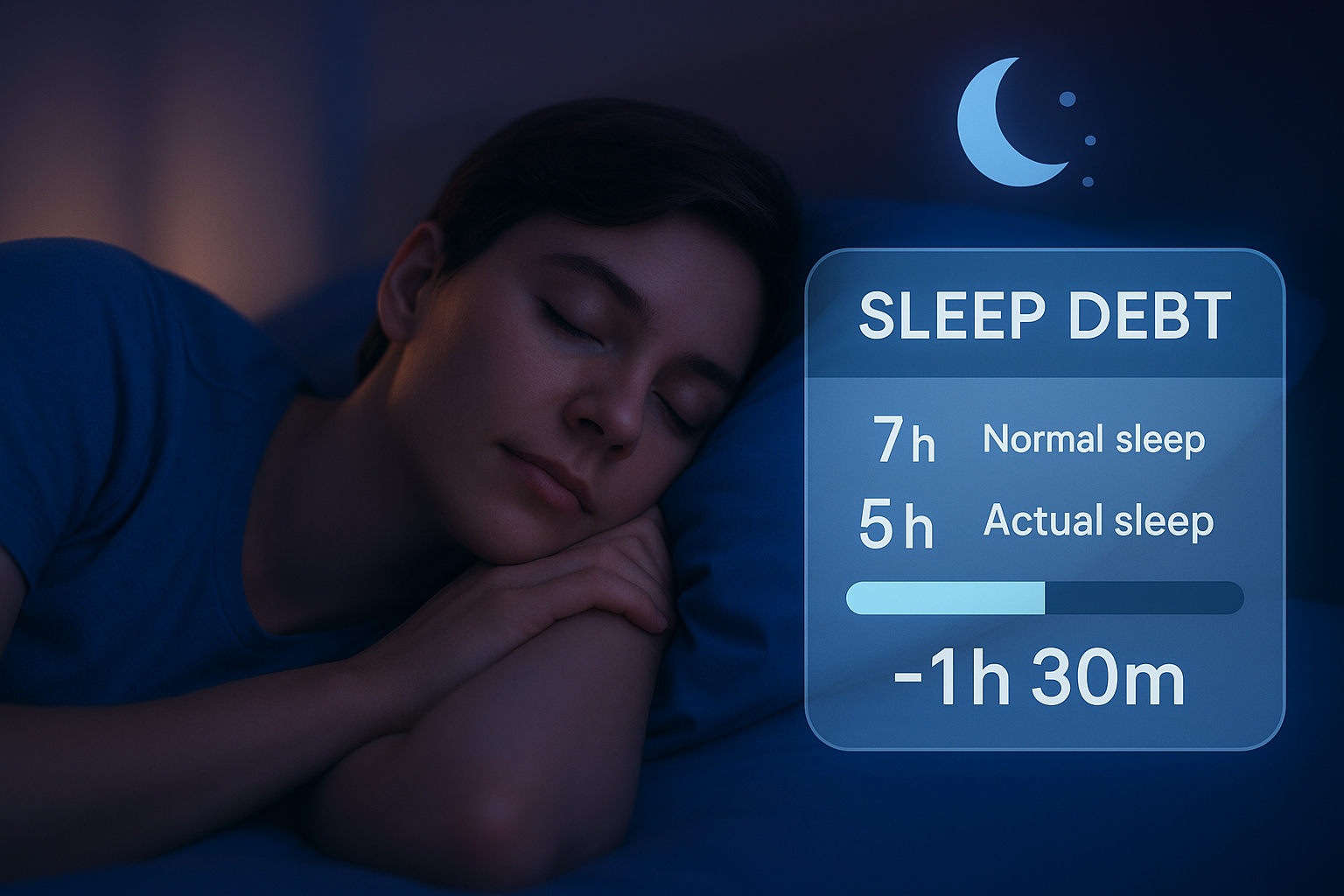 수면부채 계산기: 나의 누적 피로도 측정하고 회복 계획 세우기