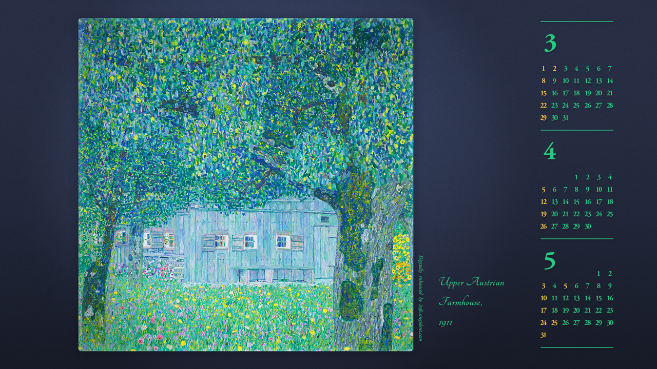 09 어퍼오스트리아의 농장 B - 2026년4월 달력배경화면