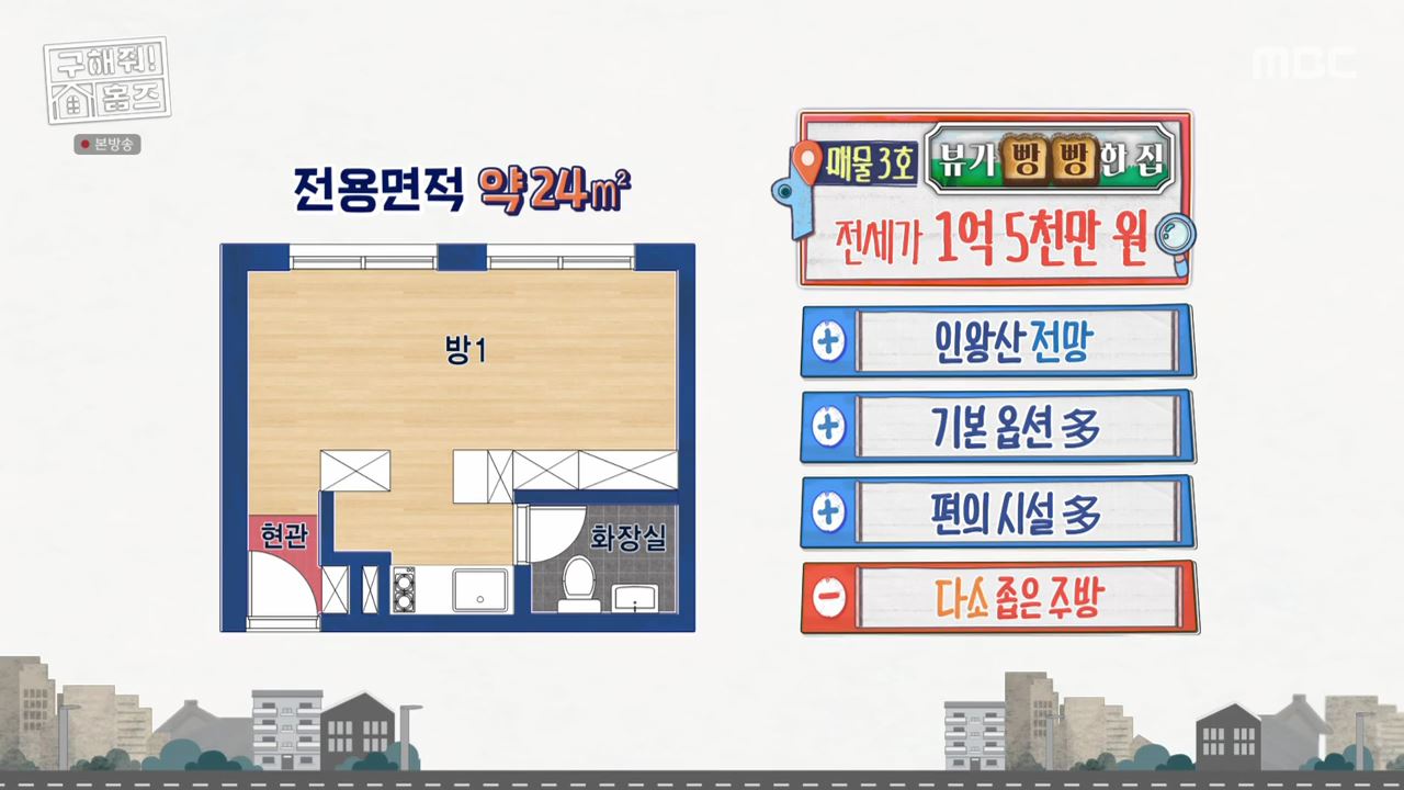 구해줘홈즈 서울 신촌역 30분 내외 전세 2억 1인가구 닥투룸이어 베산임수향 하우스 뷰가빵빵한집 이태원 옵션하나할래요 나는 방하나로 충분해 베이킹받는 집 김포 프렌치아파트 매물