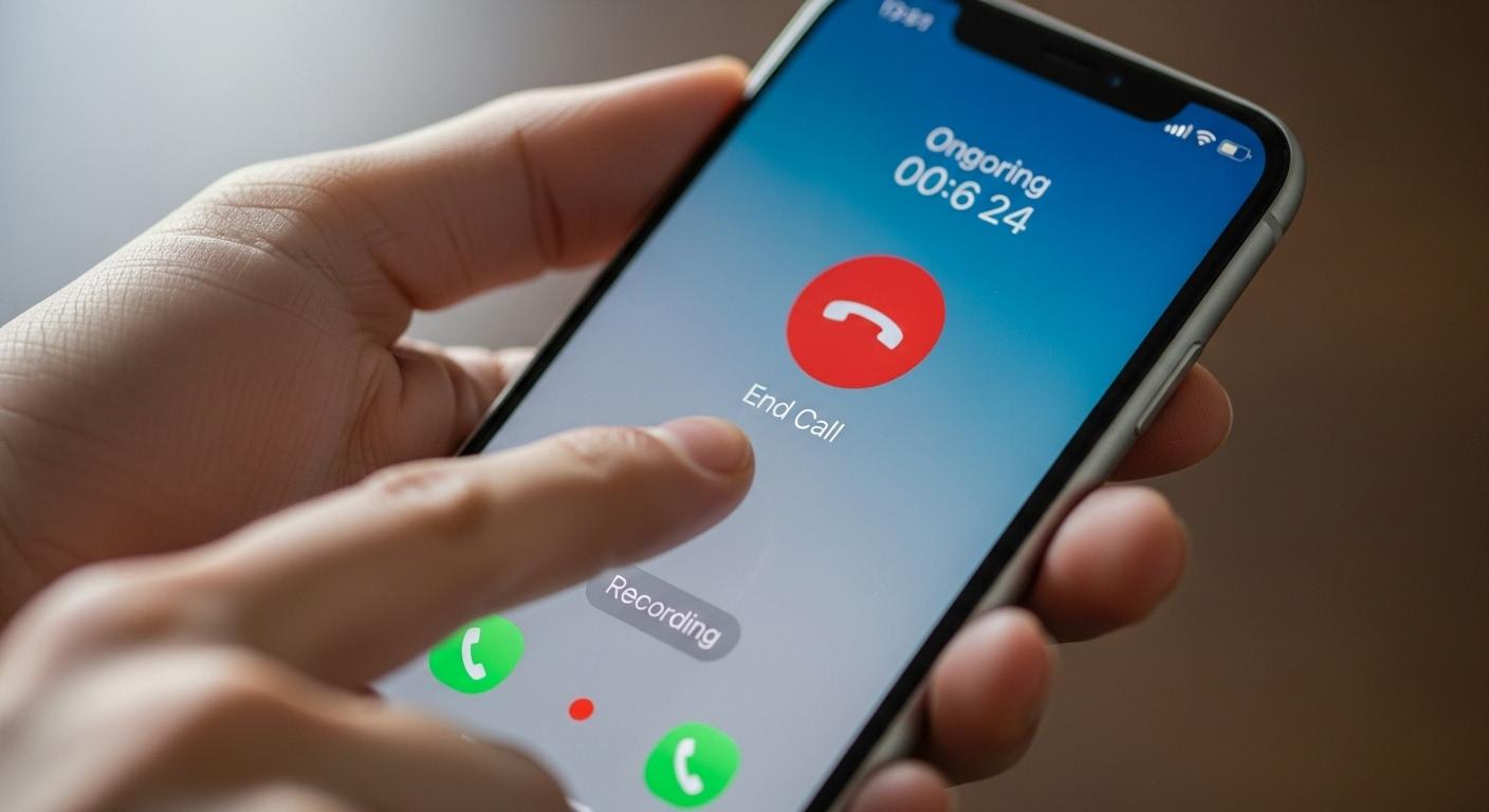 아이폰 통화녹음 취소