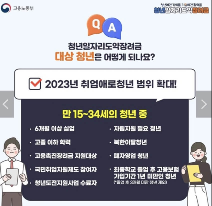 청년일자리도약장려금