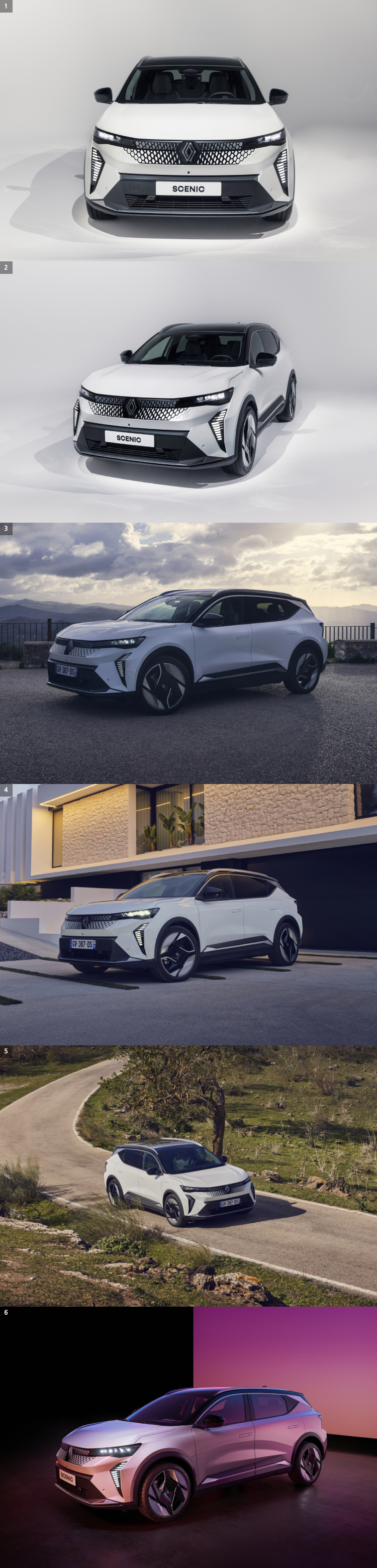 세닉 E-Tech 일렉트릭 차량 이미지