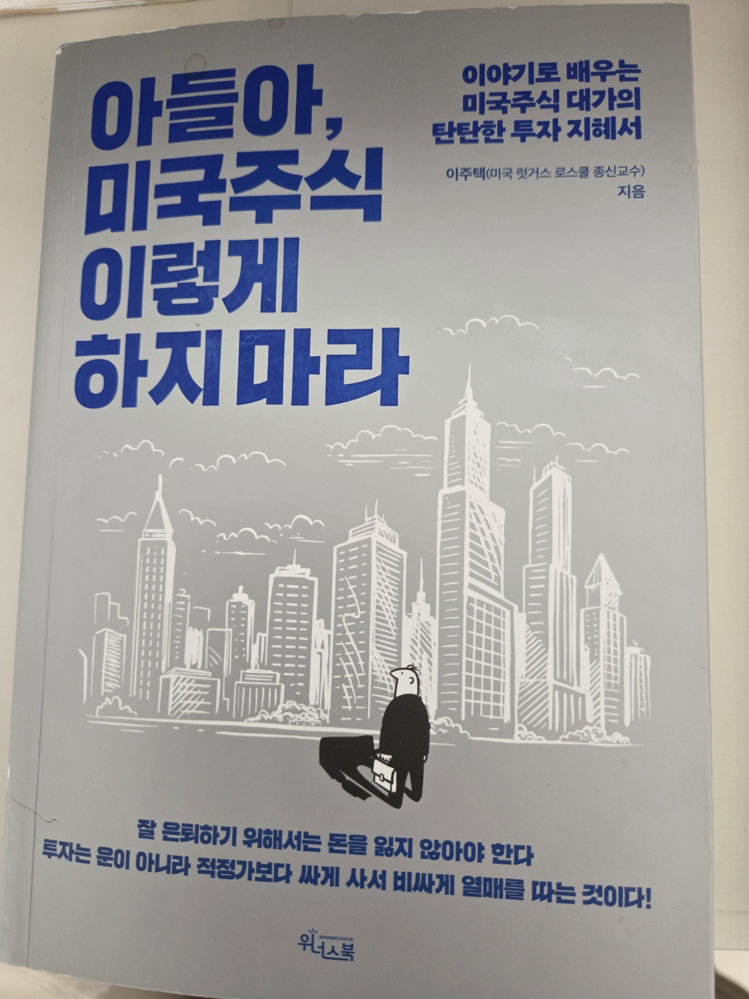 아들아, 미국 주식 이렇게 하게 하지 마라(이주택) 책자