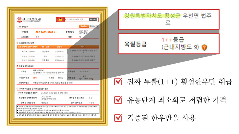 한우 선물세트