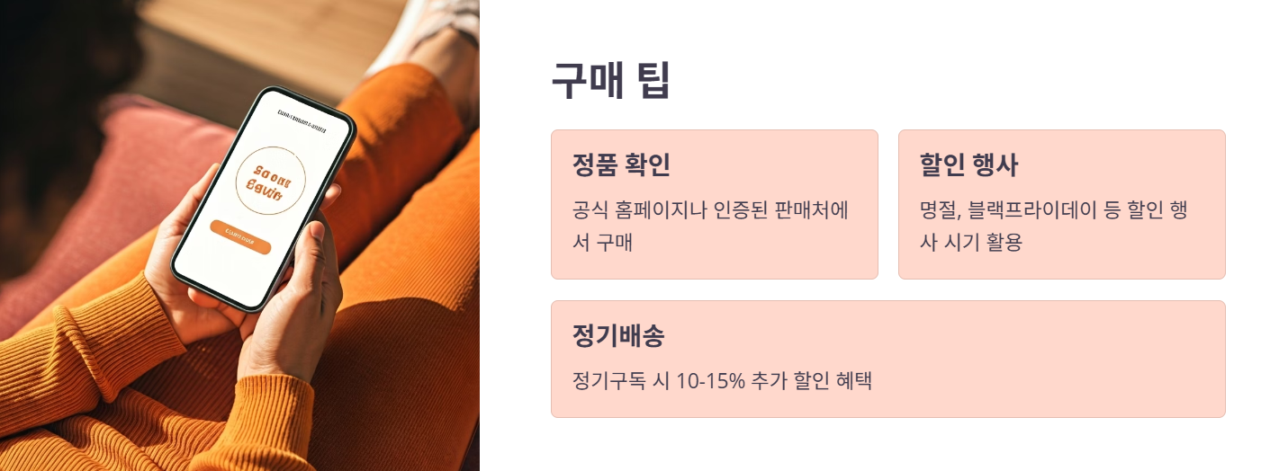 제품 가격과 가성비 비교