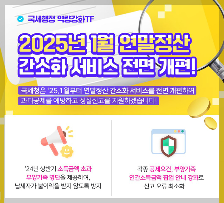 2025 연말정산 간소화 서비스