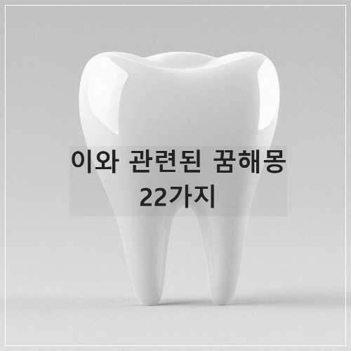 이와 관련된 꿈해몽