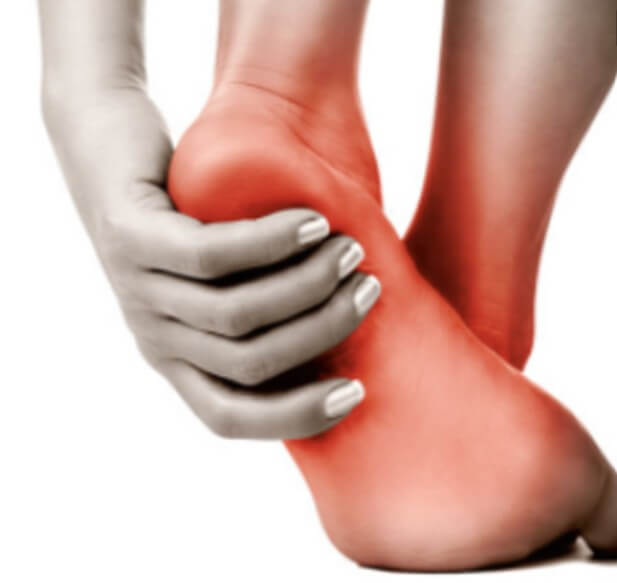 발 뒤꿈치 통증 부위