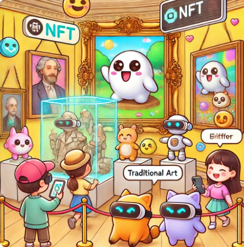 NFT시장 관련 이미지