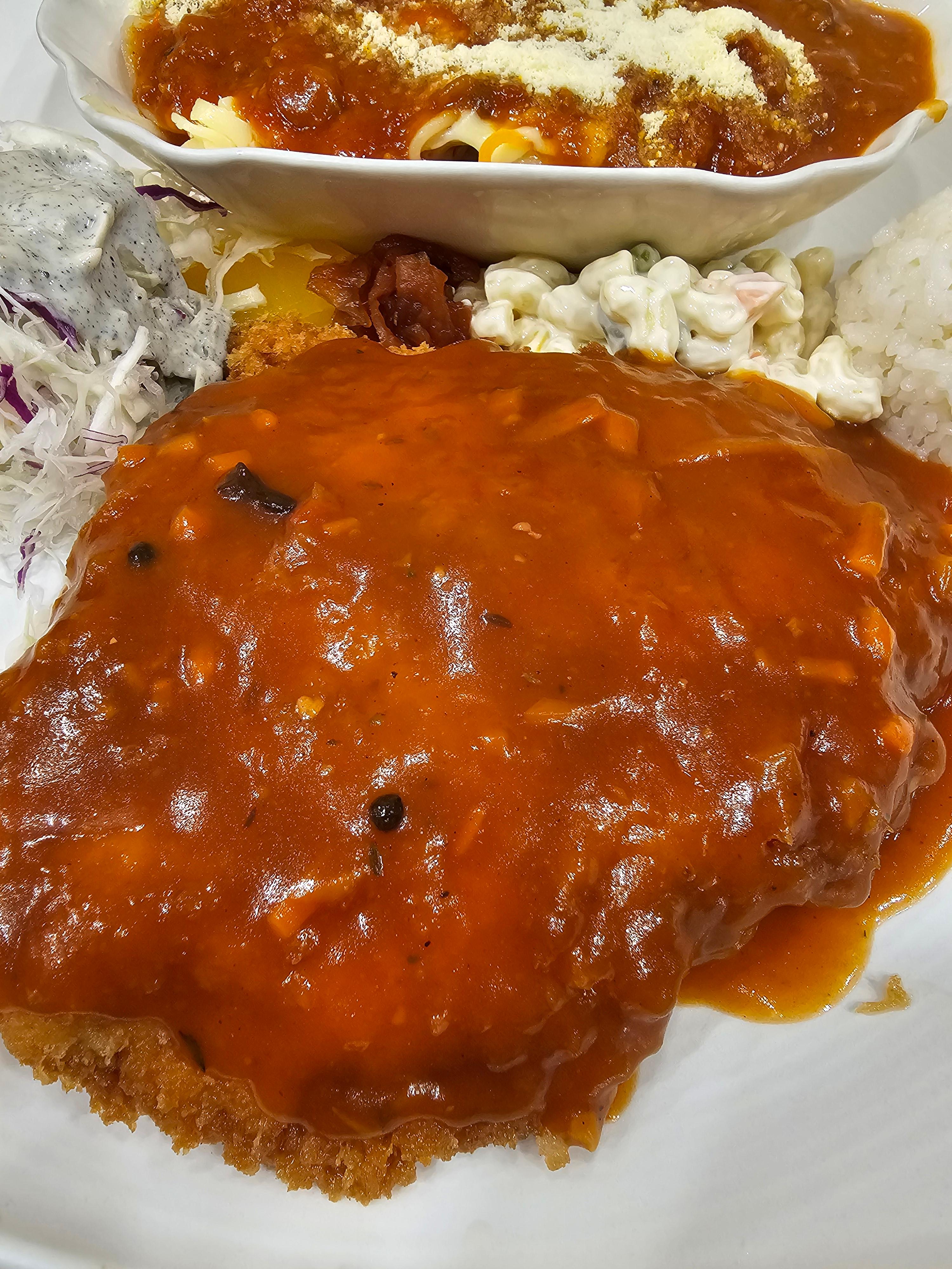 스파돈스 (스파게티+돈까스 세트) 2