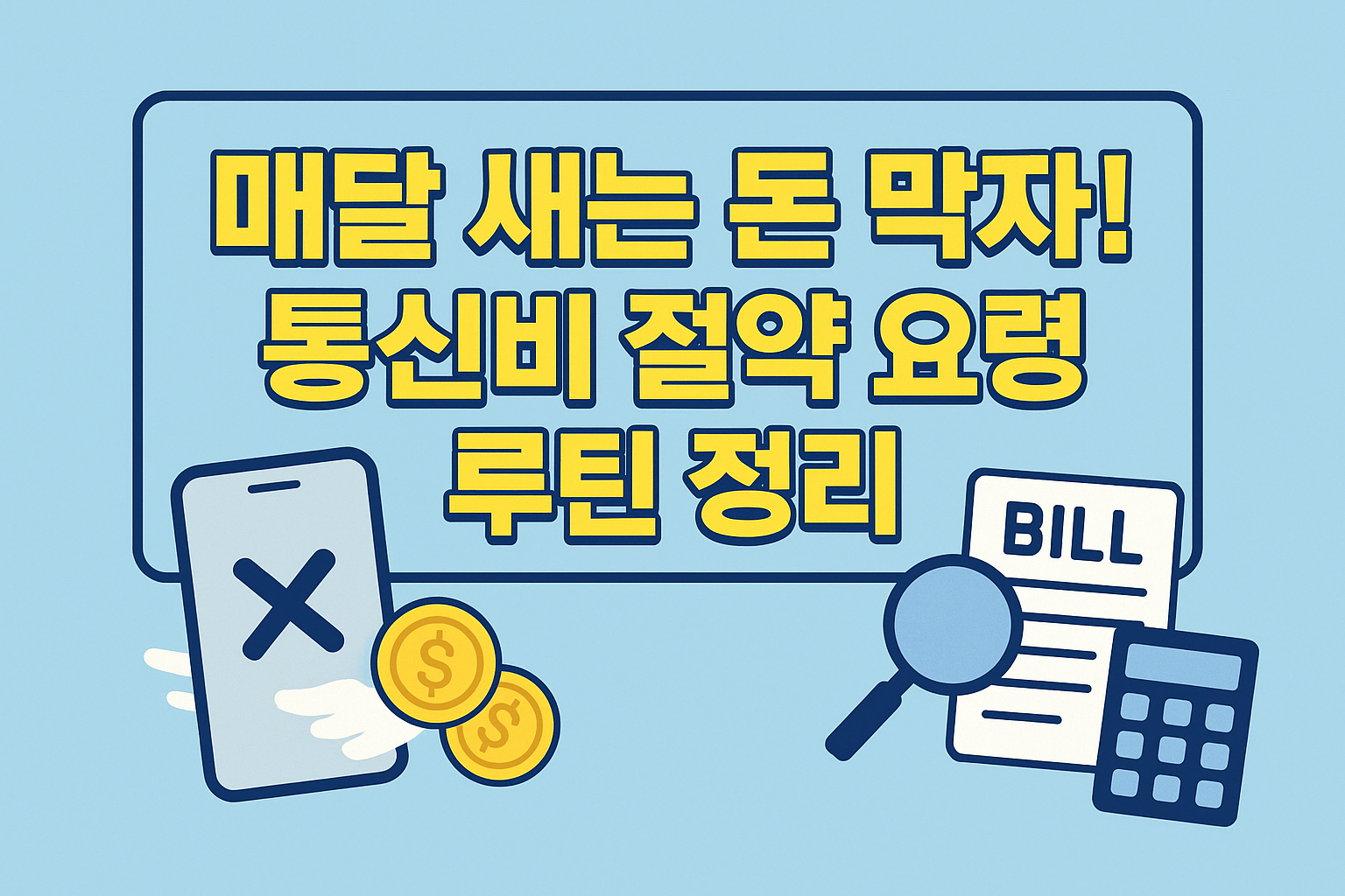 통신비 절약 요령