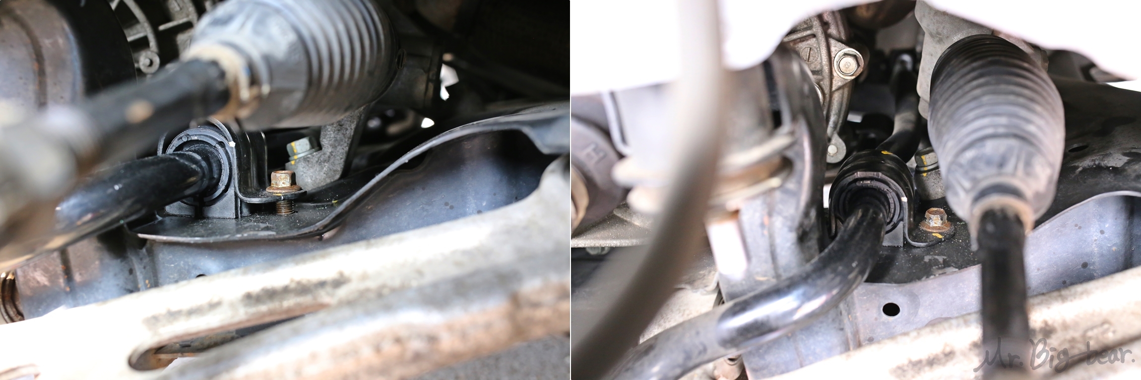 앞 스테빌라이저 부싱 볼트 완체결