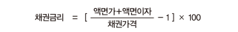 1년 만기 채권금리 계산