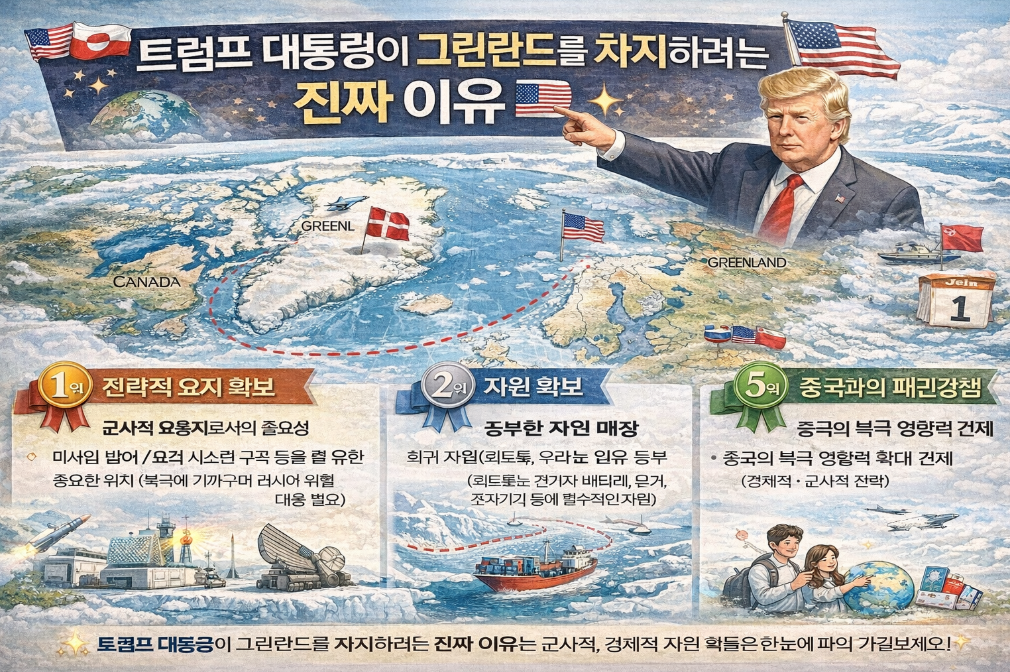 트럼프가 그린란드를 노리는 숨겨진 진실